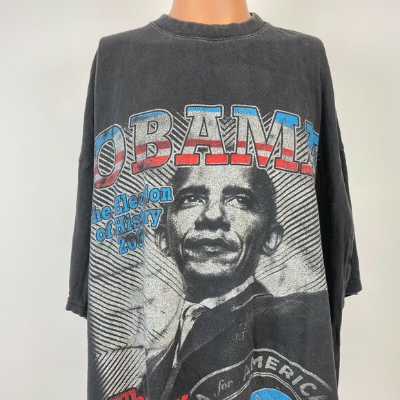 Barack Obama United States President The Election Of History T Shirt 2008 4XL - Picture 1 of 4
